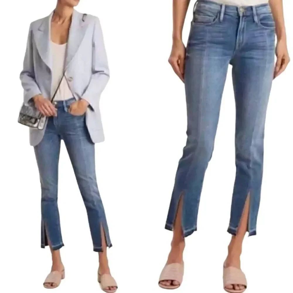 FRAME Le Nouveau Straight Split Front Jeans Size 29